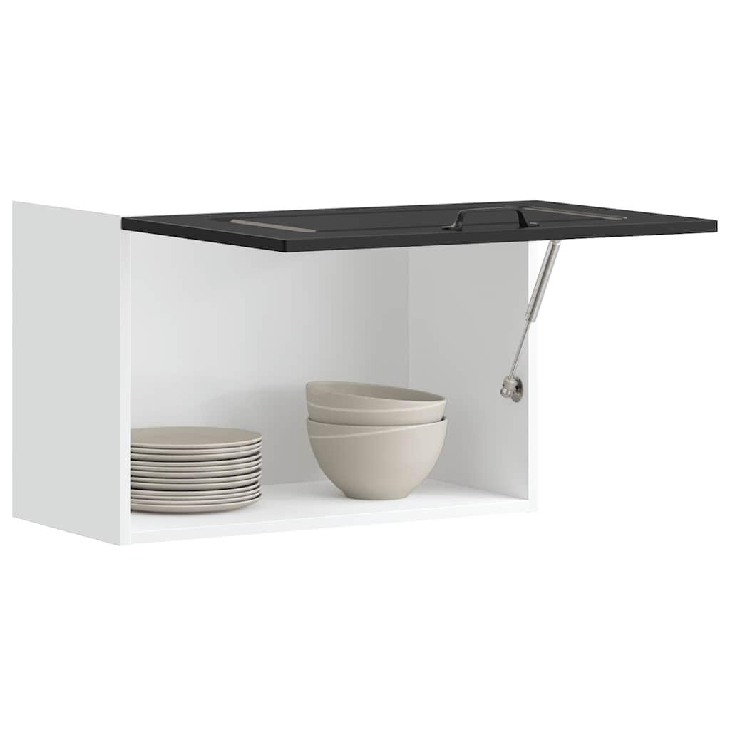 Køkkenvægskab Kalmar konstrueret træ sort