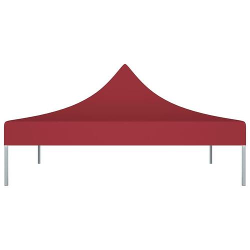 Tag til festtelt 3x3 m 270 g/m² bordeauxfarvet