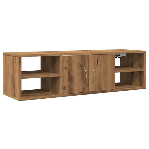 Vægskab 102x30x29 cm konstrueret træ kunsteg