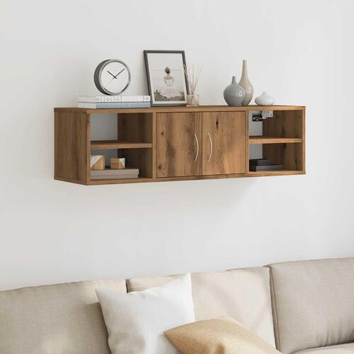 Vægskab 102x30x29 cm konstrueret træ kunsteg