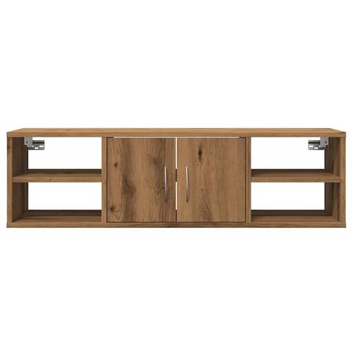 Vægskab 102x30x29 cm konstrueret træ kunsteg