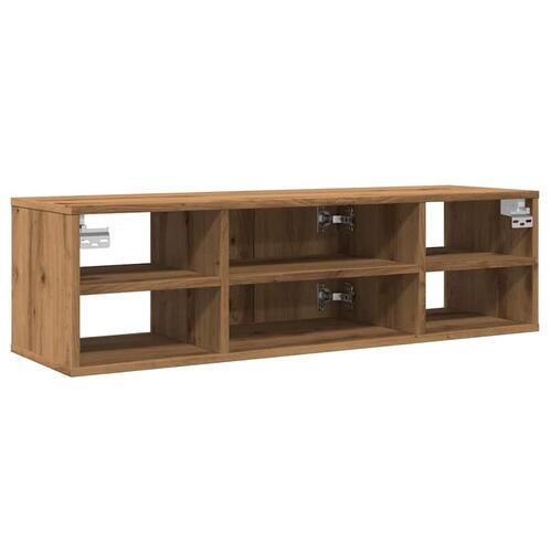 Vægskab 102x30x29 cm konstrueret træ kunsteg