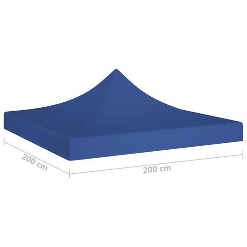 Tag til festtelt 2x2 m 270 g/m² blå