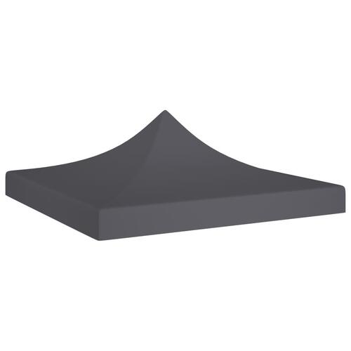 Tag til festtelt 2x2 m 270 g/m² antracitgrå