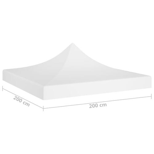Tag til festtelt 2x2 m 270 g/m² hvid