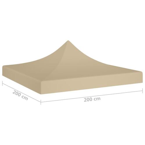 Tag til festtelt 2x2 m 270 g/m² beige