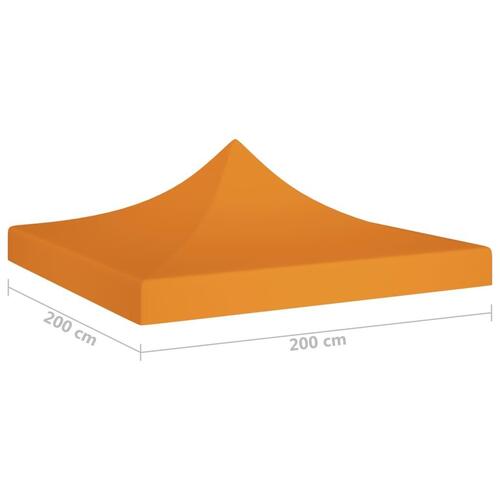 Tag til festtelt 2x2 m 270 g/m² orange