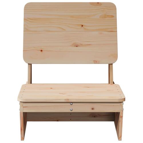 Havestol 60x64x70,5 cm massivt fyrretræ