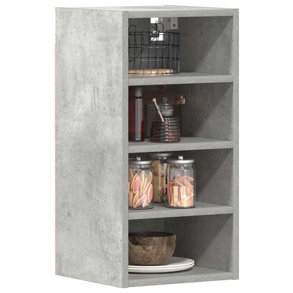 Vægskab 30x29,5x60 cm konstrueret træ betongrå