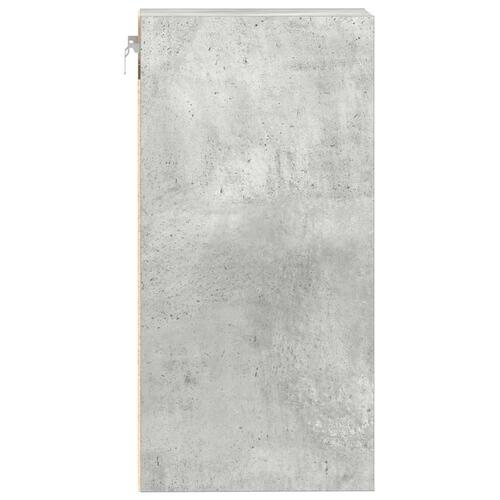 Vægskab 30x29,5x60 cm konstrueret træ betongrå