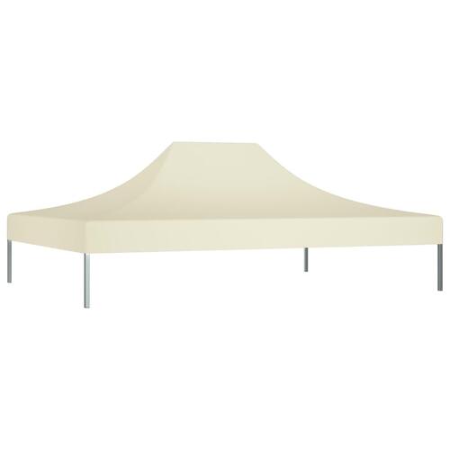 Tag til festtelt 4,5x3 m 270 g/m² cremefarvet