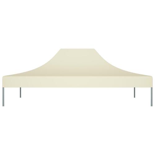 Tag til festtelt 4,5x3 m 270 g/m² cremefarvet