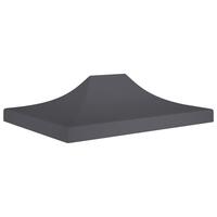 Tag til festtelt 4,5x3 m 270 g/m² antracitgrå
