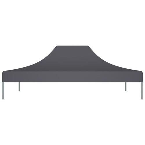 Tag til festtelt 4,5x3 m 270 g/m² antracitgrå