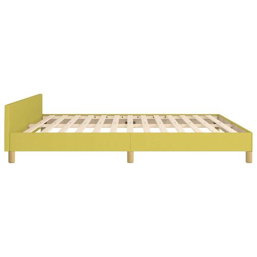 Sengeramme uden madras Grøn 180x200 cm Stof