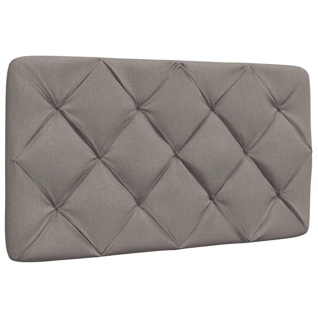 Gavlpude 80 cm stof gråbrun