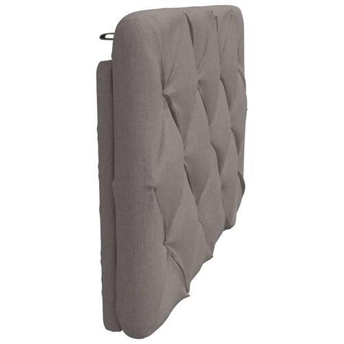 Gavlpude 80 cm stof gråbrun