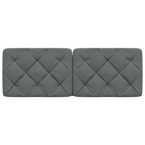 Gavlpude 120 cm stof mørkegrå