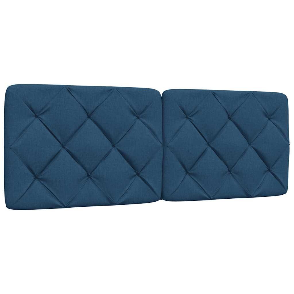 Gavlpude 120 cm stof blå