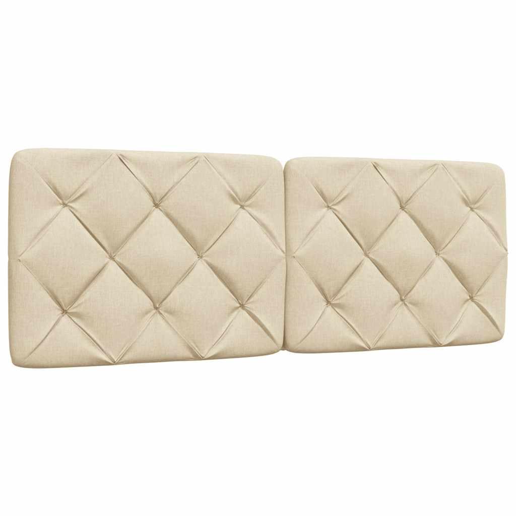 Gavlpude 140 cm stof cremefarvet