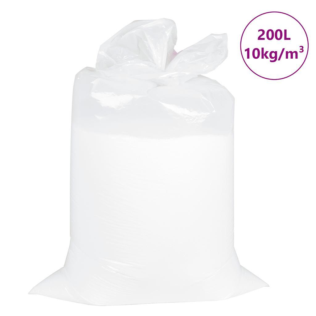vidaXL sækkestolsfyld EPS 200 L hvid 10 kg/m³