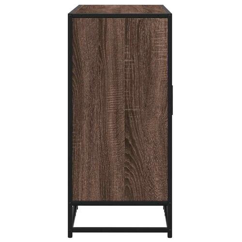 Skænk 92x35x76 cm konstrueret træ brun egetræsfarve
