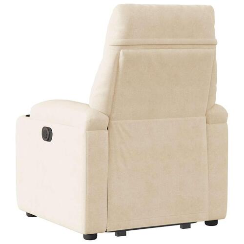 Løftestol mikrofiberstof beige