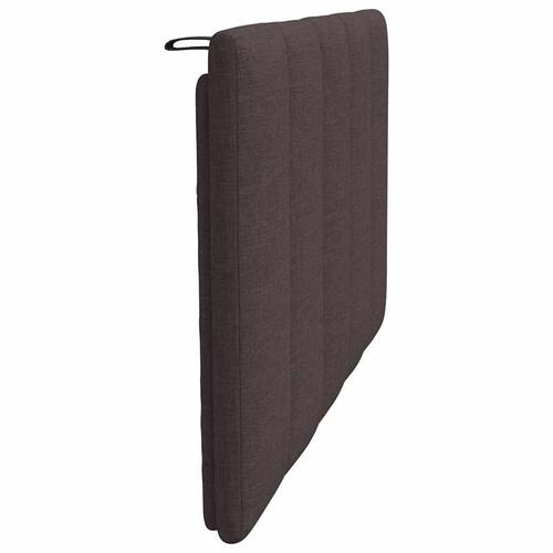 Gavlpude 80 cm stof mørkebrun