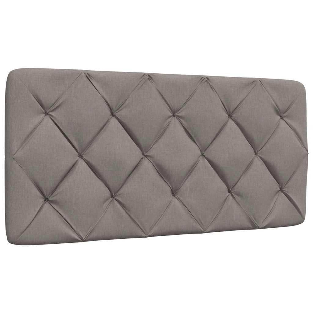 Gavlpude 100 cm stof gråbrun