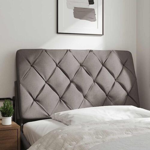 Gavlpude 100 cm stof gråbrun