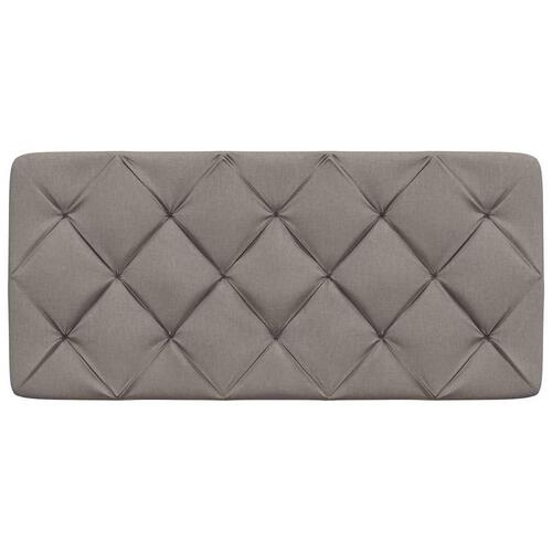 Gavlpude 100 cm stof gråbrun
