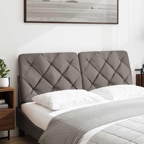 Gavlpude 120 cm stof gråbrun