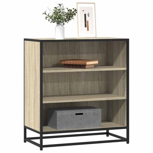 Skab 68x35x76 cm konstrueret træ og metal sonoma-eg