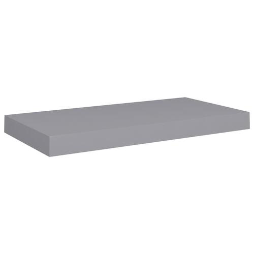 Væghylder 2 stk. 50x23x3,8 cm MDF grå