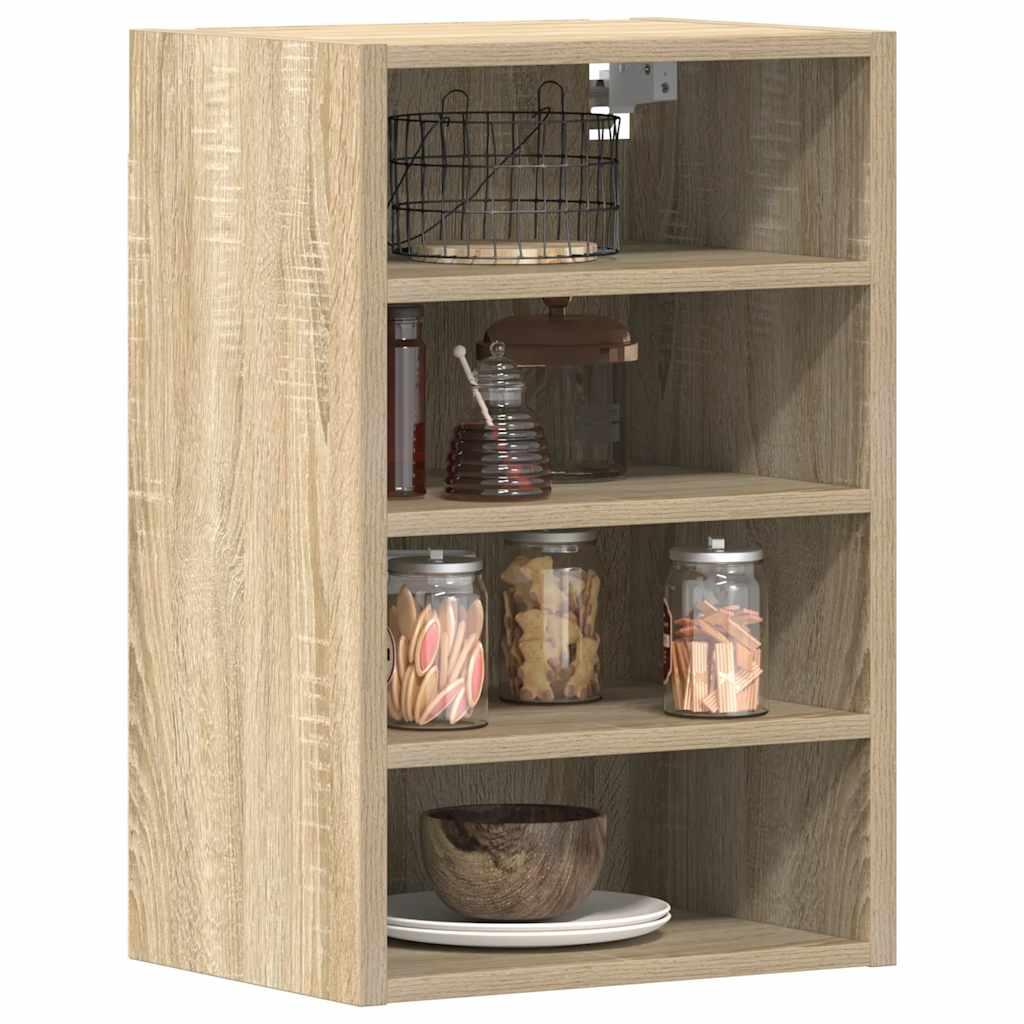 Vægskab 40x29,5x60 cm konstrueret træ sonoma-eg