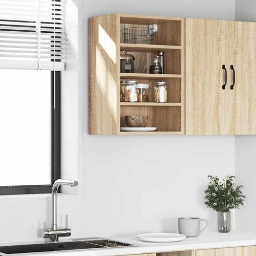 Vægskab 40x29,5x60 cm konstrueret træ sonoma-eg