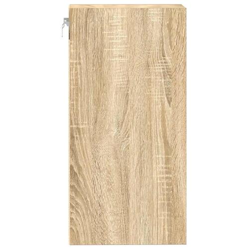 Vægskab 40x29,5x60 cm konstrueret træ sonoma-eg