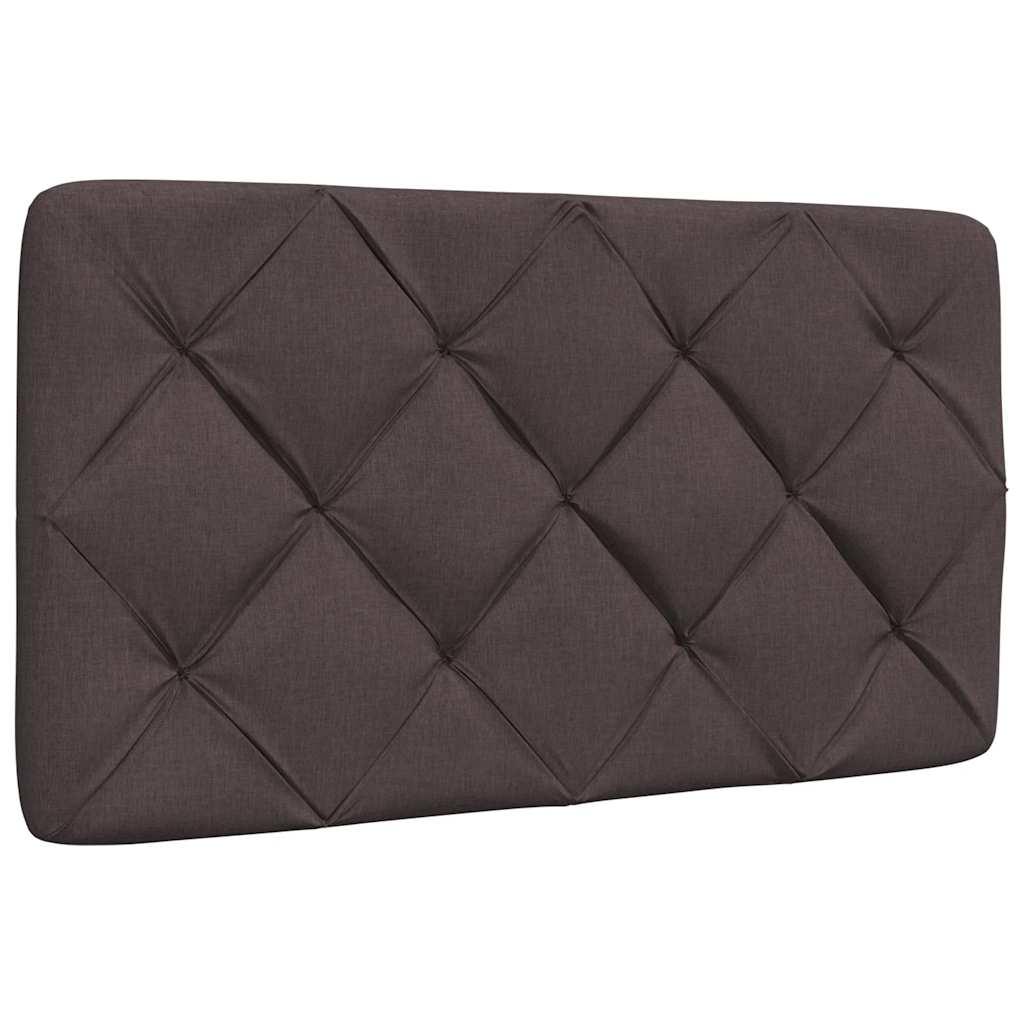 Gavlpude 80 cm stof mørkebrun
