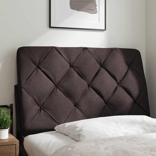 Gavlpude 80 cm stof mørkebrun