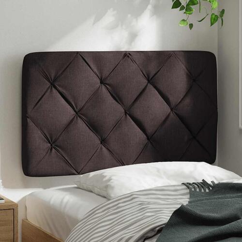 Gavlpude 80 cm stof mørkebrun