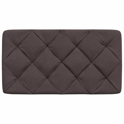 Gavlpude 80 cm stof mørkebrun