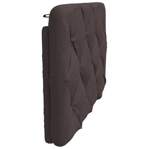Gavlpude 80 cm stof mørkebrun