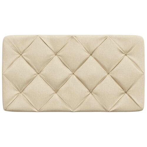 Gavlpude 80 cm stof cremefarvet