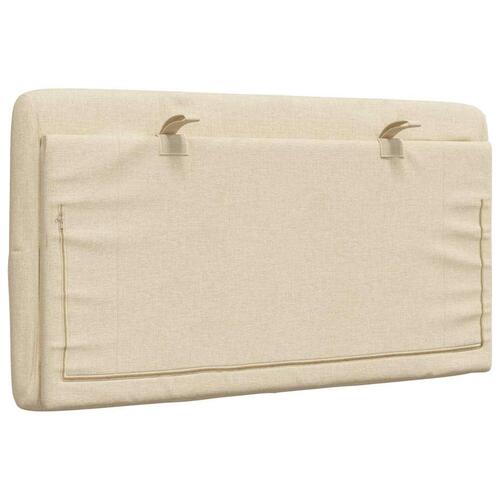 Gavlpude 80 cm stof cremefarvet