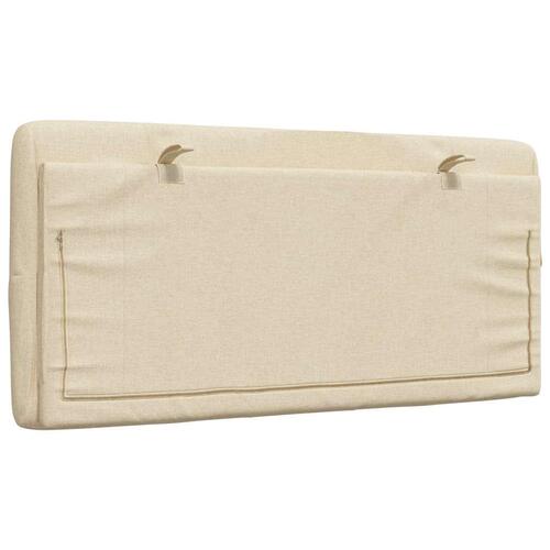 Gavlpude 100 cm stof cremefarvet