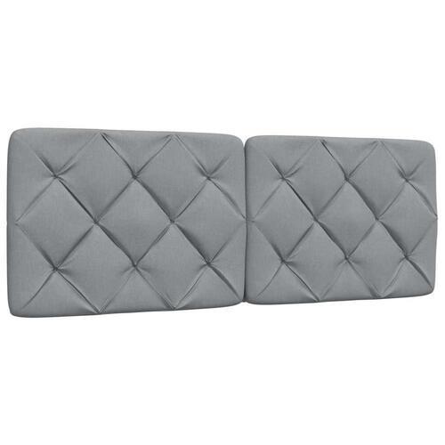 Gavlpude 120 cm stof lysegrå