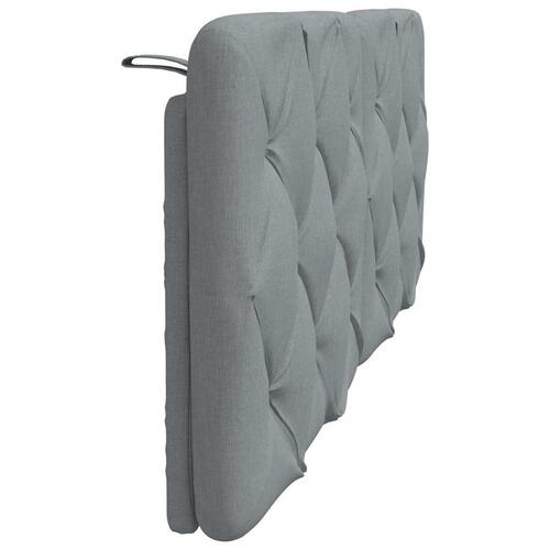 Gavlpude 120 cm stof lysegrå