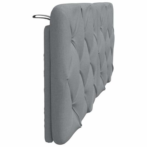 Gavlpude 140 cm stof lysegrå