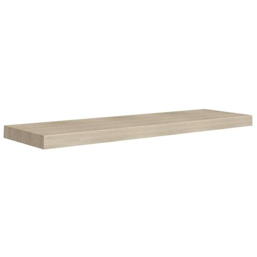 Væghylde 90x23,5x3,8 cm MDF egetræsfarve