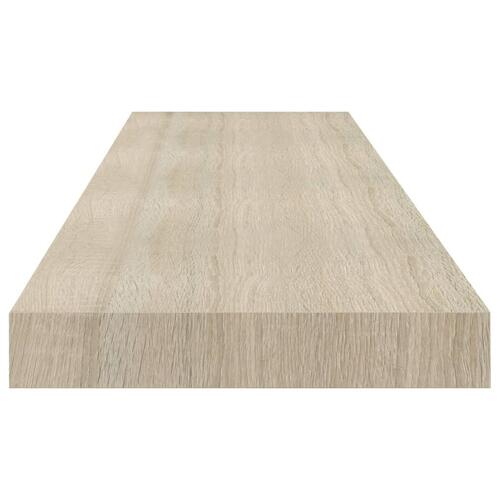 Væghylde 90x23,5x3,8 cm MDF egetræsfarve